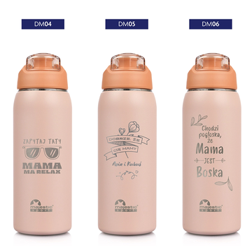 Butelka termiczna Majestic Sport Delta 750 ml różowa - Dla Mamy