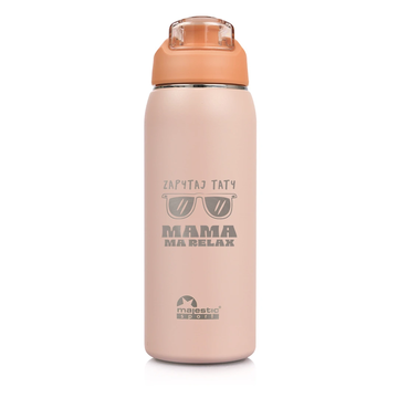 Butelka termiczna z grawerem dla Mamy Majestic Sport Delta 750 ml różowa - Dzień Matki 04
