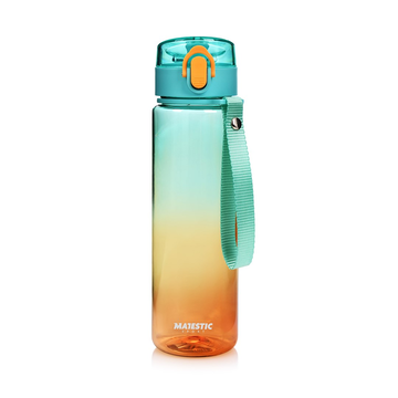 Butelka tritanowa Majestic Sport Aura 560 ml zielono-pomarańczowa