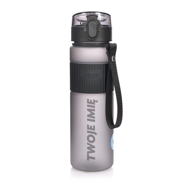 Butelka tritanowa z imieniem - Majestic Sport Nova 540 ml czarna - z nadrukiem