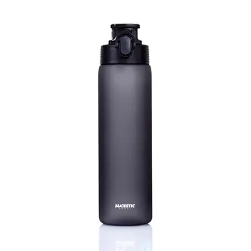 Butelka tritanowa z imieniem - Majestic Sport Okosei Mat 750 ml szara - z grawerem
