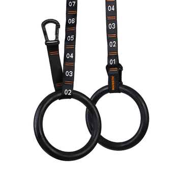 Kółka gimnastyczne Majestic Sport RINGY czarne