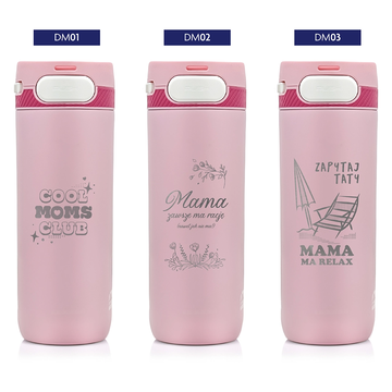Kubek termiczny Majestic Sport Nord 600 ml różowy - Dla Mamy
