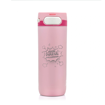 Kubek termiczny z grawerem dla Mamy Majestic Sport Nord 600 ml różowy - Dzień Matki 11