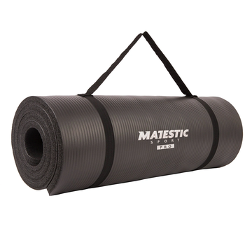Mata do ćwiczeń i jogi Majestic Sport NBR ESTERA 183x61x1,5 cm czarna