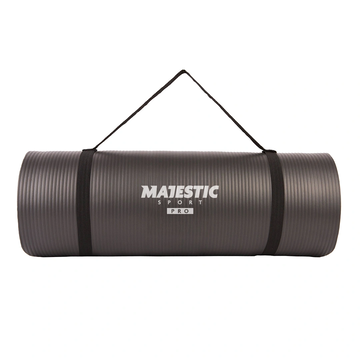 Mata do ćwiczeń i jogi Majestic Sport NBR ESTERA 183x61x1,5 cm czarna