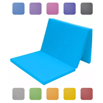 Materac 120x200x5 cm (L PE) gimnastyczny składany na 3 części kolory