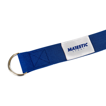 Pasek do jogi Majestic Sport YOGA niebieski