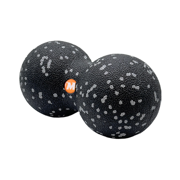 Piłka duoball do masażu EPP Majestic Sport TENSO DUO 16x8 cm czarno-szara