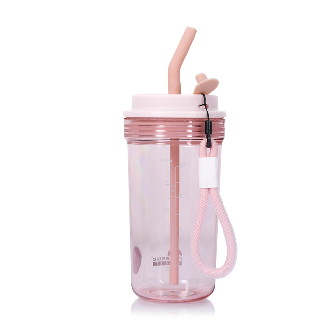 Butelka na wodę Majestic Sport Mia 680 ml różowa