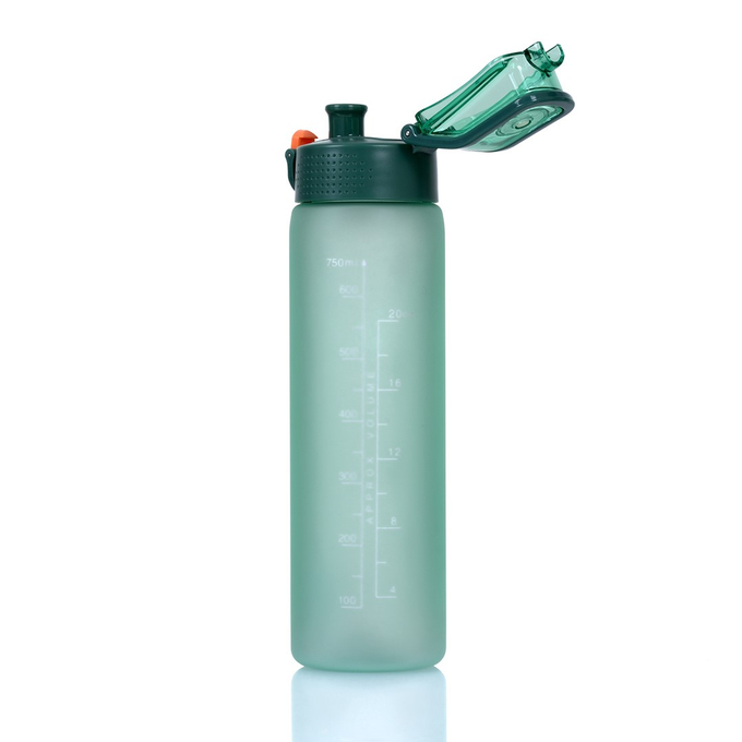 Butelka na wodę Majestic Sport Okosei Mat 750 ml zielona