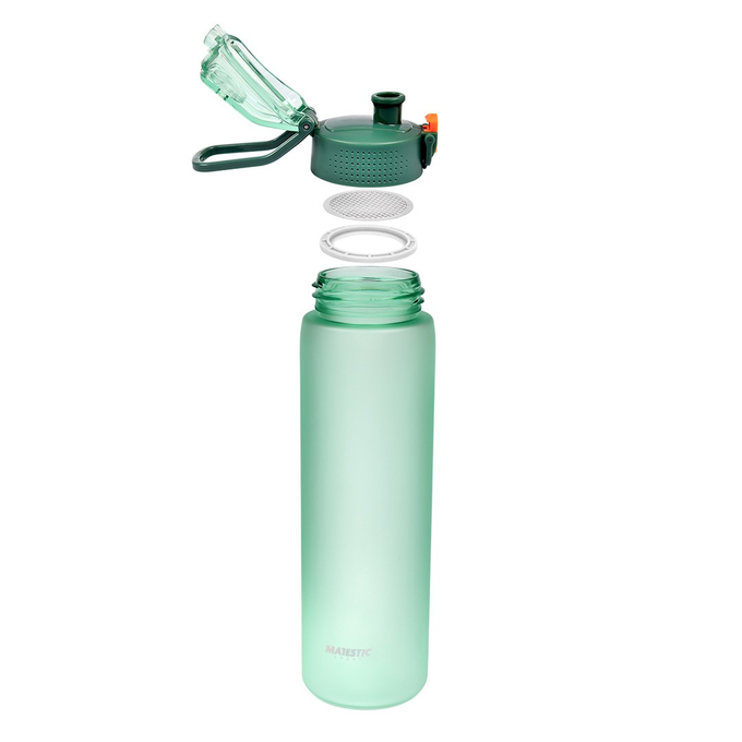 Butelka na wodę Majestic Sport Okosei Mat 750 ml zielona
