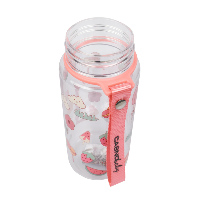 Butelka na wodę dla dzieci Casno WILLY 400 ml różowa