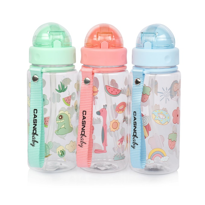 Butelka na wodę dla dzieci Casno WILLY 400 ml zielona