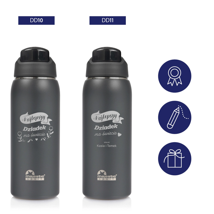 Butelka termiczna Majestic Sport Delta 750 ml - Dzień Dziadka