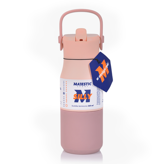 Butelka termiczna Majestic Sport Silly 360 ml różowa