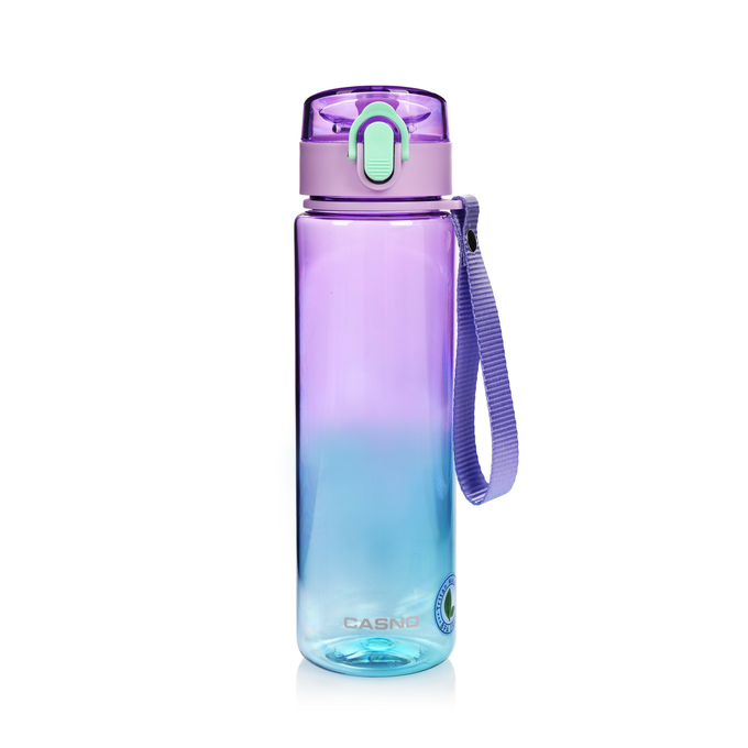 Butelka tritanowa Casno Aura 560 ml fioletowo-niebieska