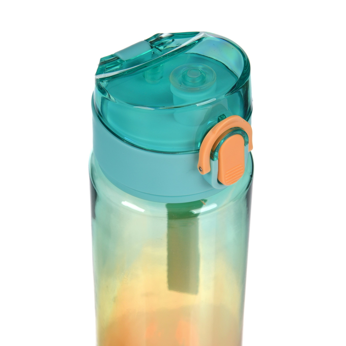 Butelka tritanowa Casno Aura 560 ml zielono-pomarańczowa