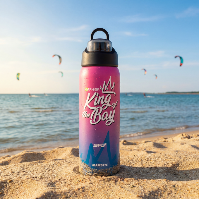 Butelka tritanowa MAJESTIC SPORT Shadow 1000 ml | Limitowana edycja "KING OF THE BAY"
