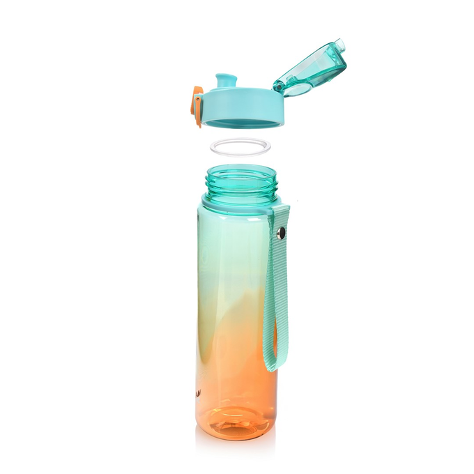 Butelka tritanowa Majestic Sport Aura 560 ml zielono-pomarańczowa