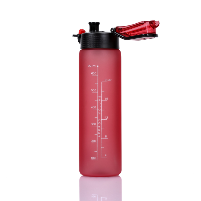 Butelka tritanowa Majestic Sport Okosei Mat 750 ml czerwona x 24 szt.