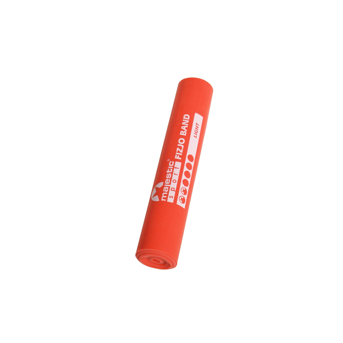 Guma do rehabilitacji Majestic Sport FizjoBand 2000x150x0,25 mm LIGHT czerwona