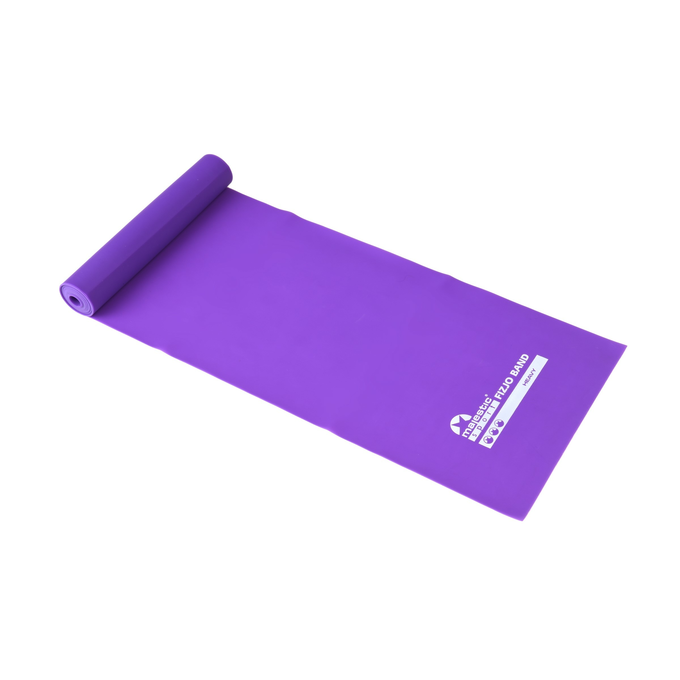 Guma do rehabilitacji Majestic Sport FizjoBand 2000x150x0,3 mm HARD fioletowa