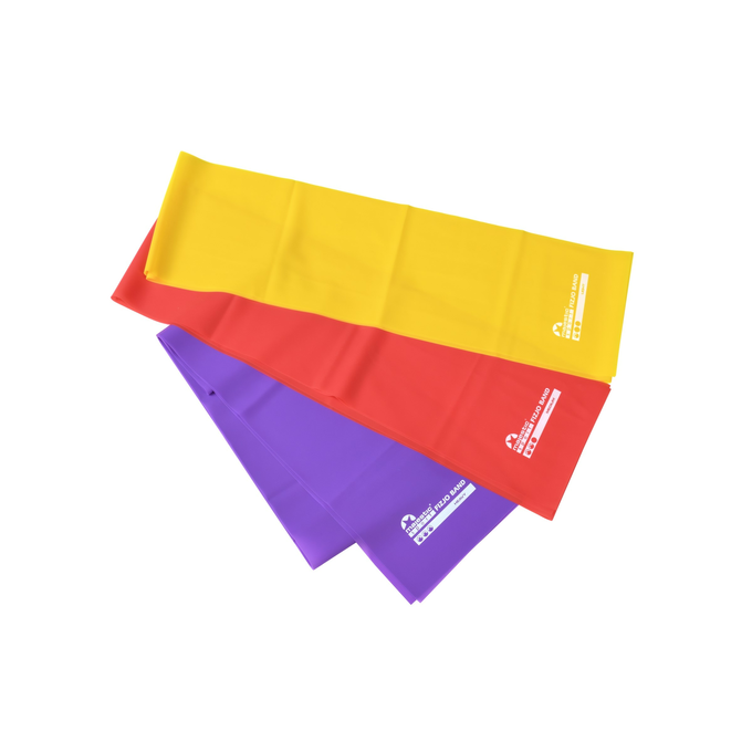 Guma do rehabilitacji Majestic Sport FizjoBand 2000x150x0,3 mm HARD fioletowa
