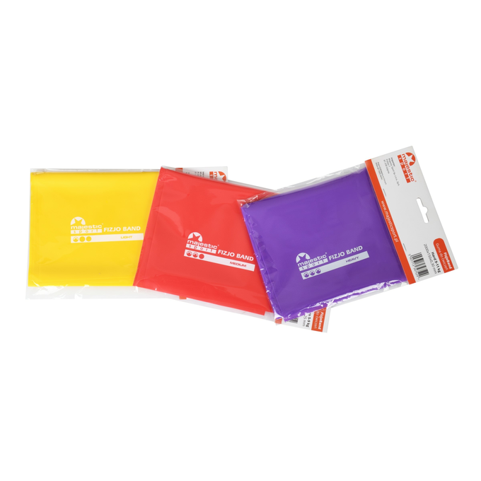 Guma do rehabilitacji Majestic Sport FizjoBand 2000x150x0,3 mm HARD fioletowa