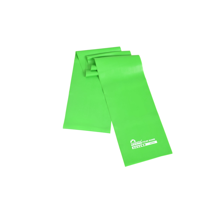 Guma do rehabilitacji Majestic Sport FizjoBand 2000x150x0,45 mm HEAVY zielona