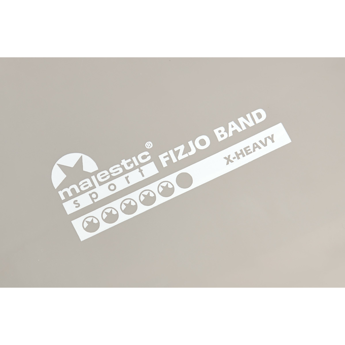 Guma do rehabilitacji Majestic Sport FizjoBand 2000x150x0,50 mm X-HEAVY szara