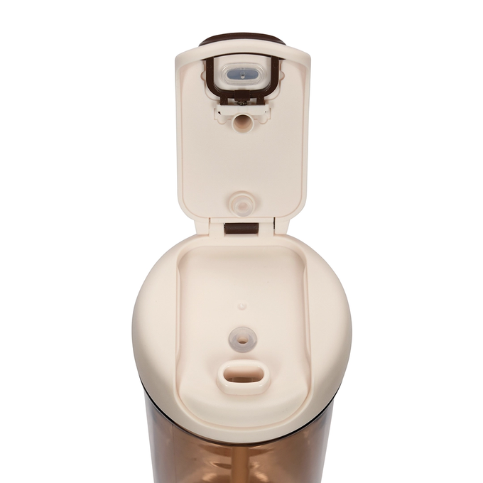 Kawowa butelka tritanowa na wodę o pojemności 950ml, Majestic Sport Zoya z otwieranym ustnikiem