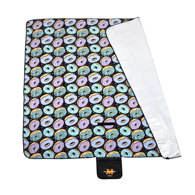 Koc piknikowy Majestic Sport 200x200 cm donuts