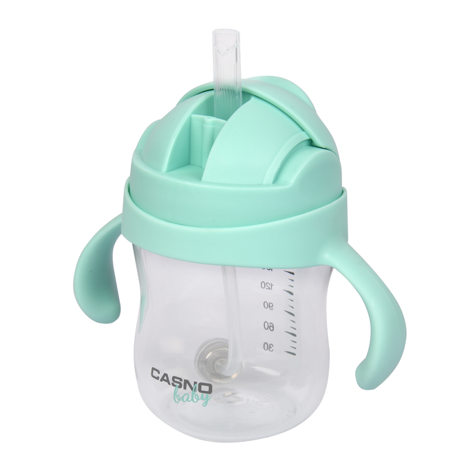 Kubek niekapek butelka na wodę dla dzieci Casno Baby DIZZY 240 ml Mint