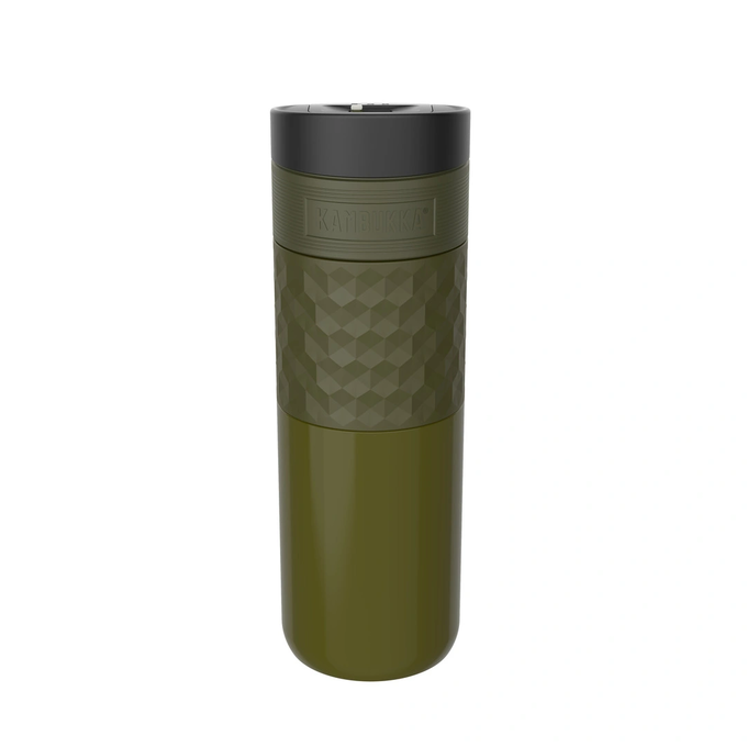 Kubek termiczny Kambukka Etna Grip 500 ml z inteligentną nakrętką 3 w 1 - Khaki Warrior
