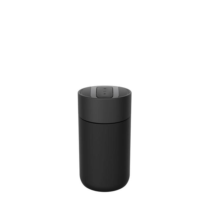 Kubek termiczny Kambukka Olympus 300 ml z inteligentną nakrętką 3 w 1 - Jet Black 