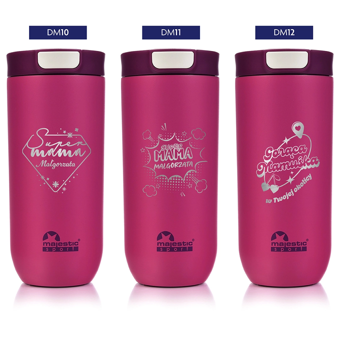 Kubek termiczny Majestic Sport Bullet 540 ml fuksja - Dla Mamy