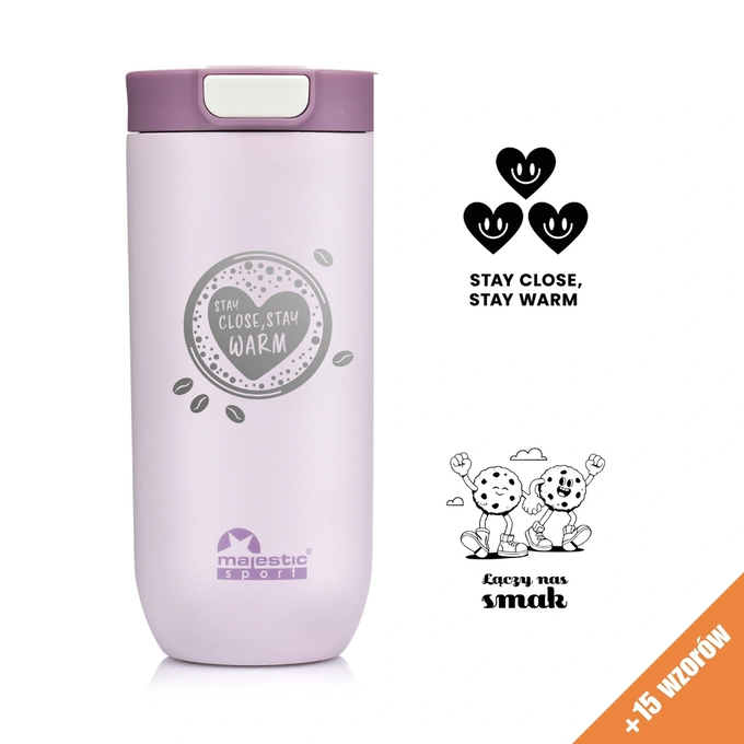 Kubek termiczny Majestic Sport Bullet 540 ml różowy - dla przyjaciela