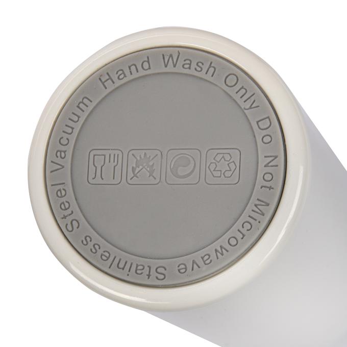 Kubek termiczny Majestic Sport Mash 450 ml biały