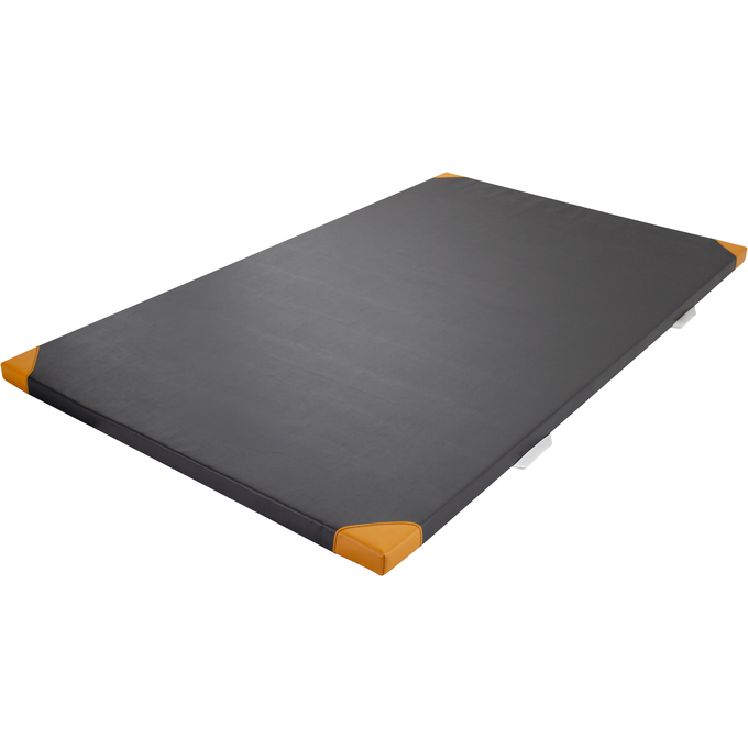 Materac 200x120x10 cm (R80) gimnastyczny antypoślizgowy ANU czarny (RAL9005)
