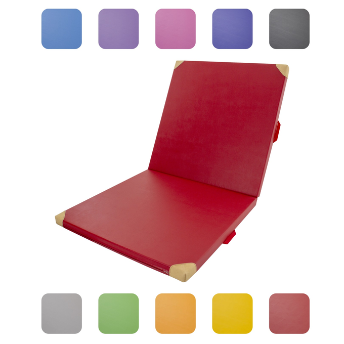 Materac 200x125x5 cm (R80) gimnastyczny składany na 2 części ANU kolory