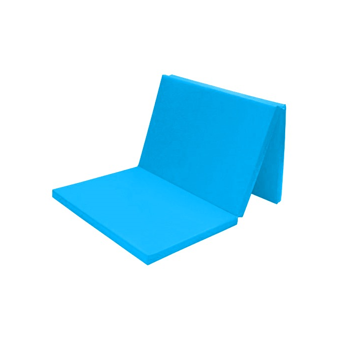 Materac 90x195x5 cm (L PE) gimnastyczny składany na 3 części kolory