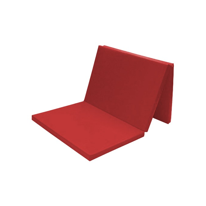 Materac 90x195x5 cm (L PE) gimnastyczny składany na 3 części kolory