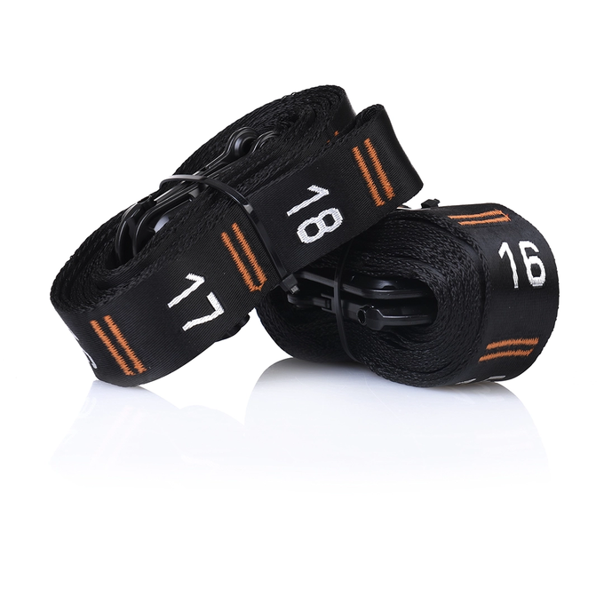 Numerowane pętle na pasach umożliwiające regulację długości, Majestic Sport GYMring