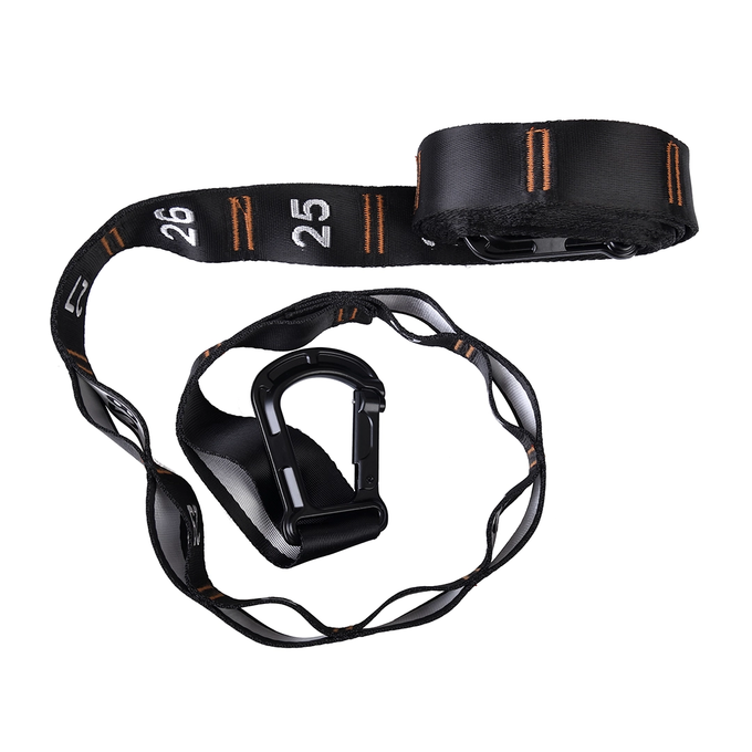 Nylonowe pasy do regulacji, drewniane kółka gimnastyczne Majestic Sport GYMring