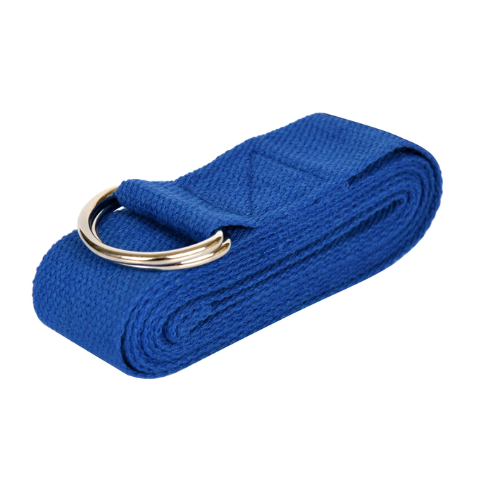 Pasek do jogi Majestic Sport YOGA niebieski