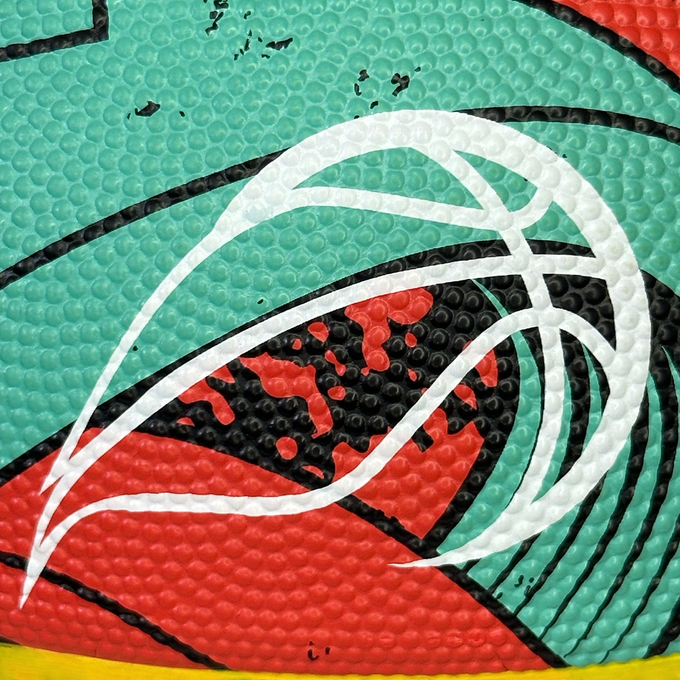 Piłka do koszykówki, Majestic Sport Arrow multicolor, technologia deep groove