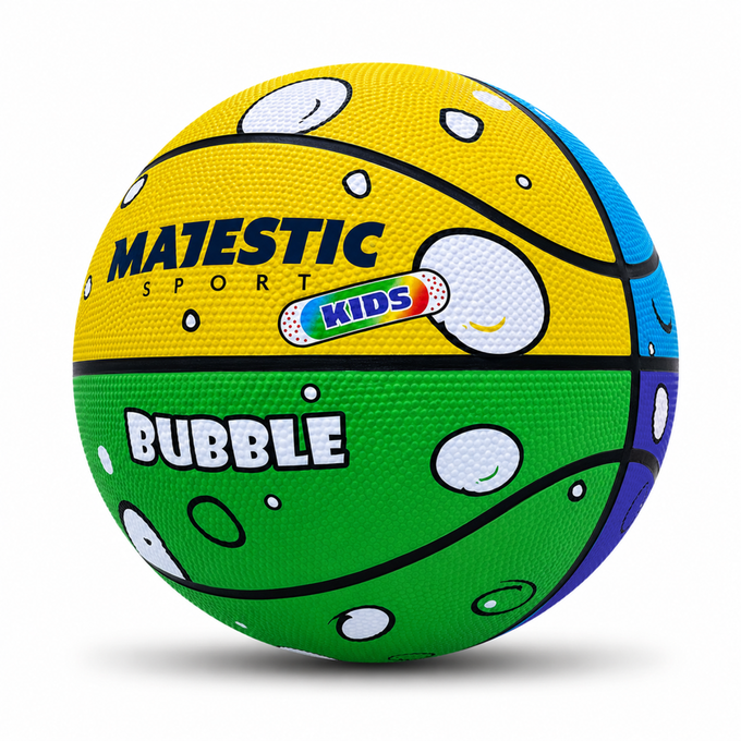 Piłka do koszykówki Majestic Sport Bubble multicolor r. 4