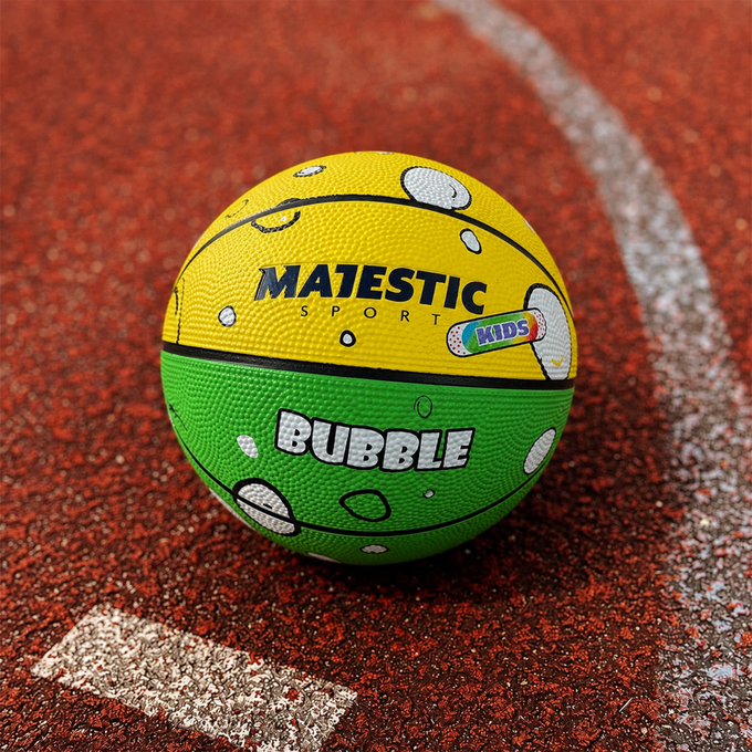Piłka do koszykówki Majestic Sport Bubble multicolor r. 4