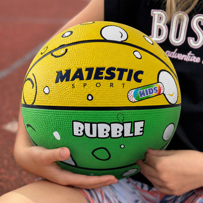 Piłka do koszykówki Majestic Sport Bubble multicolor r. 4